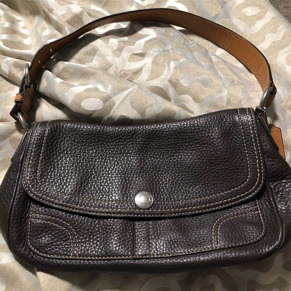 NWOT Brown leather Coach purse